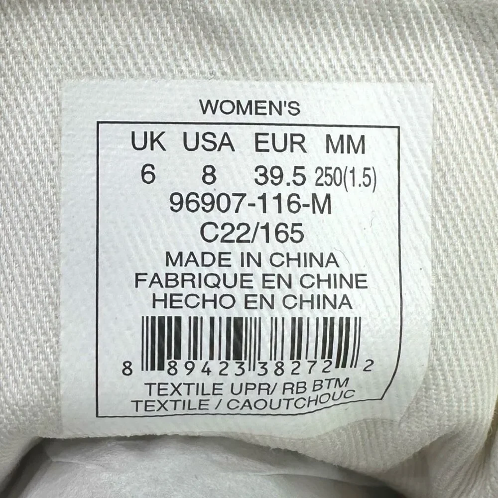 Palladium Pallabase Twill Round Toe Lace-Up Boots - Size 8 - Star White